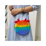 Чанта Pop It Cow Rainbow | BubbleBag 2