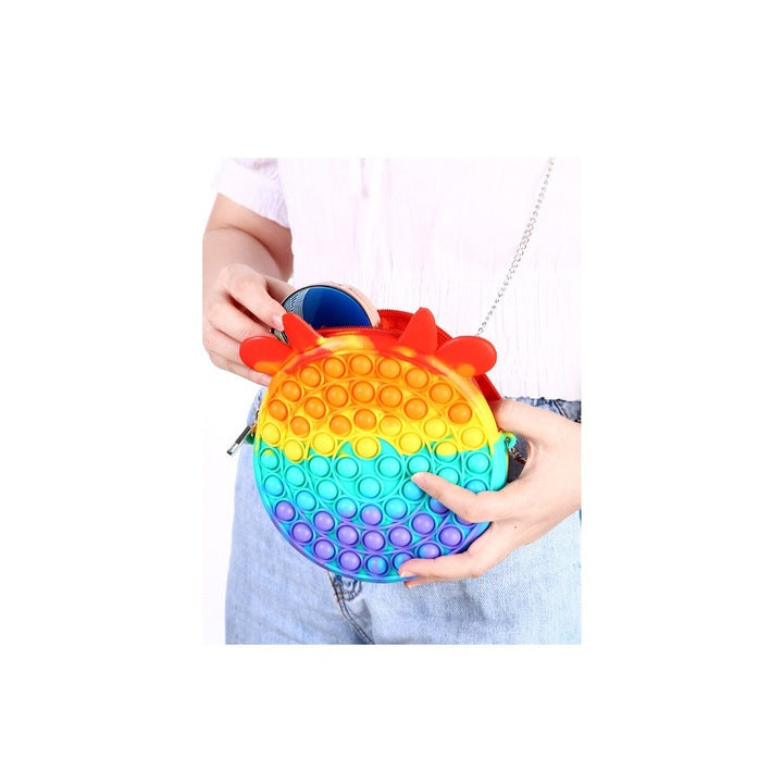 Чанта Pop It Reindeer Rainbow | BubbleBag 4