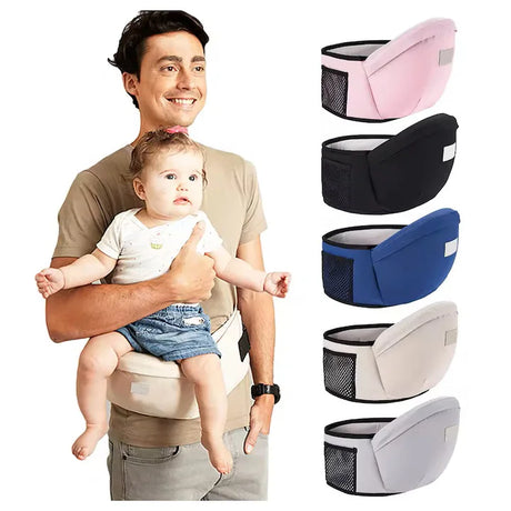 Ергономична регулируема бебешка кенгуру със седалка | BabyComfort