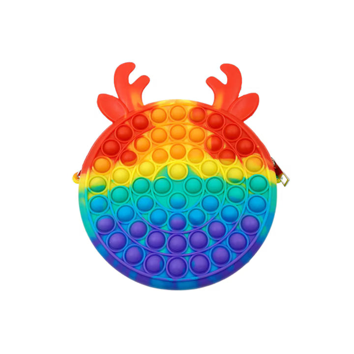 Чанта Pop It Reindeer Rainbow | BubbleBag 4