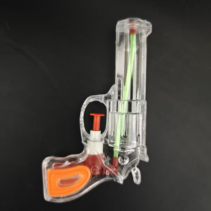 Pistol Cu Apa Transparent Cu Portocaliu | AquaFun 1