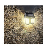Lampa Solară LED de Perete Exterior Negru | NoctraLux
