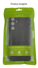 Husă Flippy Samsung Galaxy S24 FE cu protecție cameră ridicată, detaliu spate