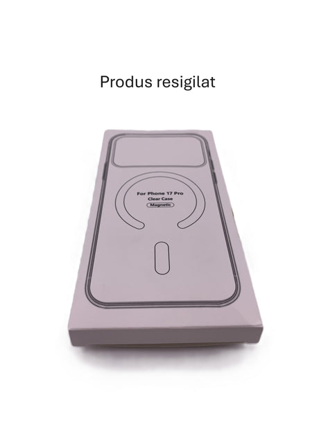 Detaliu husă Flippy iPhone 17 Pro Max antisoc, material silicon TPU transparent, colțuri ranforsate