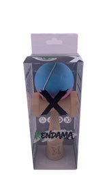 RESIGILAT - Kendama X Originala, Profesionala, Flippy, din Lemn, Rubber Grip, 18 cm, Albastru/Roz - vivimall.ro