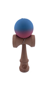 RESIGILAT - Kendama X Originala, Profesionala, Flippy, din Lemn, Rubber Grip, 18 cm, Albastru/Roz - vivimall.ro