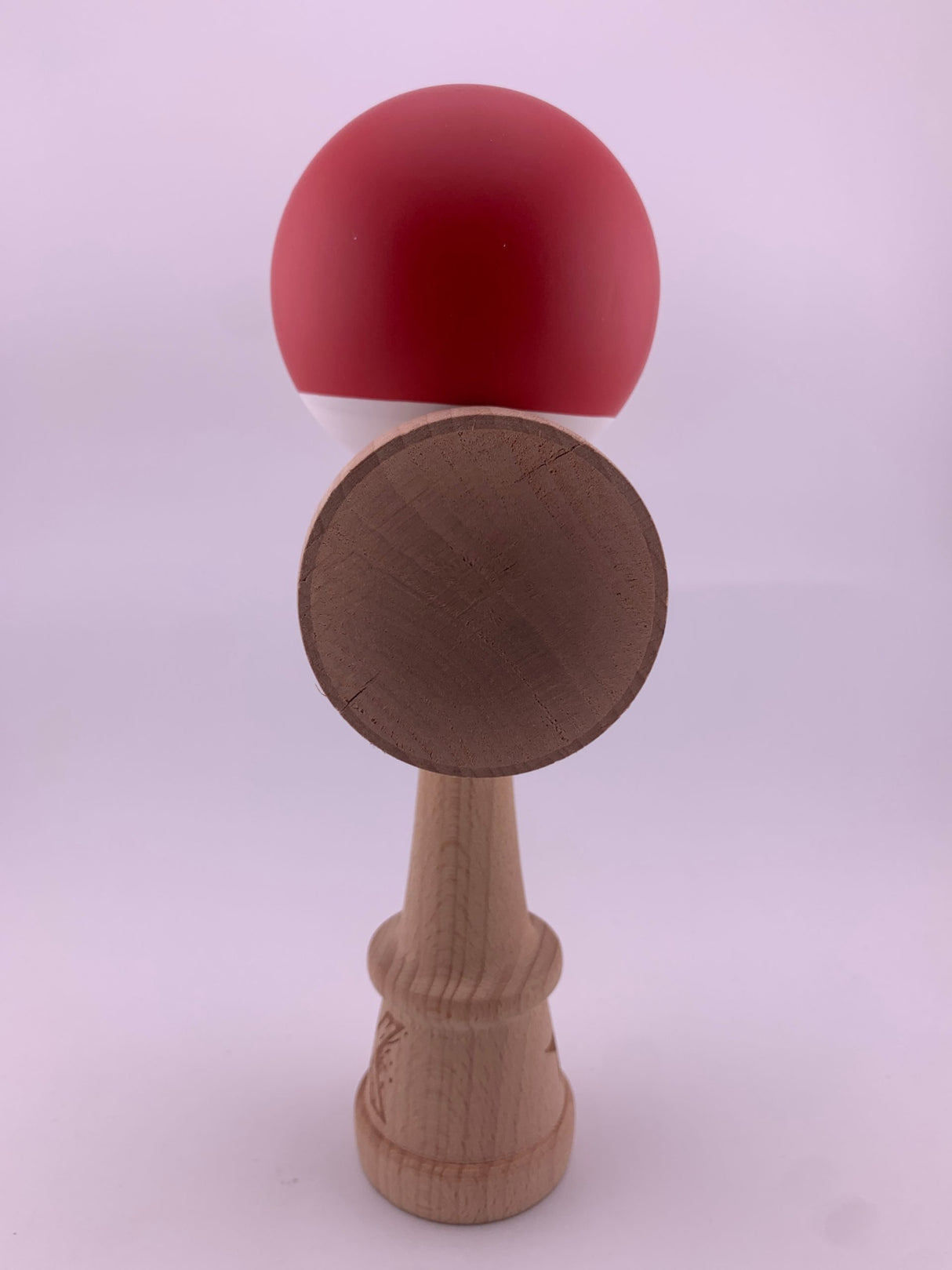 RESIGILAT - Kendama X Originala, Profesionala, Flippy, Rubber Grip, Cupe Mari KING SIZE V3, Gaura in Baza, Rulment Metalic, din lemn 18 cm, Ata 62/65 cm, Bicolor Rosu/Alb - vivimall.ro