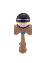 RESIGILAT - Kendama X Originala ROYAL SPIKE, Profesionala, Flippy, Cupe Mari KING SIZE V3, Super Sticky, Gaura in Baza, Rulment Metalic, din lemn 18 cm, Ata 62/65 cm, Inel Albastru inchis