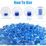 Munitie, 20.000 Bile Gel Pentru Pistoale De Jucarie Gel Blaster 7X6 Cm, Albastru - vivimall.ro