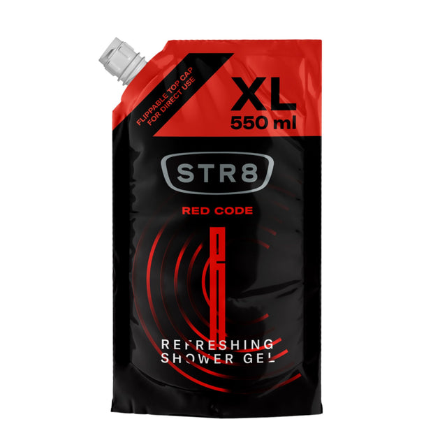Rezerva Gel de Dus Pentru Barbati, STR8, Red Code, 550 ml - vivimall.ro