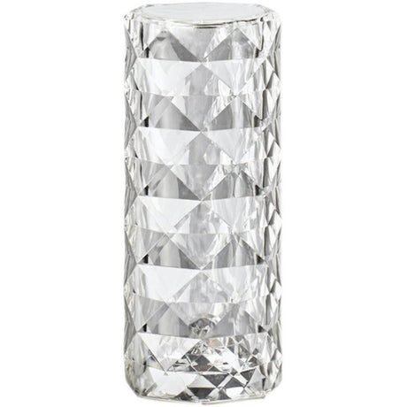 Lampa de birou pe LED RGB, Vivimall, dimmer tactil, 3 nivele de intensitate, Cristal Acrilic, cu telecomanda - vivimall.ro