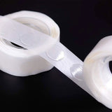 Rola Dubla-Adeziva, Vivimall, pentru Lipit Baloane, 100 de Buline cu Diametru 1.2 cm, Transparent - vivimall.ro