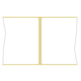 Set role etichete termice 100x150mm desfășurate, detaliu imprimare fără cerneală
