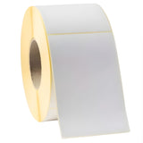 Rolă etichete autoadezive termice 100x150 mm, 500 etichete, vedere frontală pe fundal alb