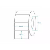 Rola etichete termice pentru awb Vivimall 100x150mm, 1000 et./rola - vivimall.ro