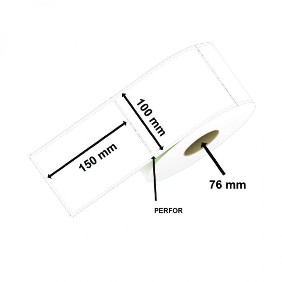 Rola etichete termice pentru awb Vivimall 100x150mm, 1000 et./rola - vivimall.ro