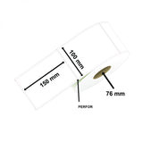 Rola etichete termice pentru awb Vivimall 100x150mm, 1000 et./rola - vivimall.ro