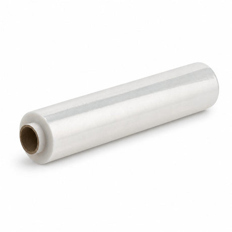 Rolă folie stretch transparentă 500m x 500mm pentru ambalare manuală, vedere frontală, tub 300g