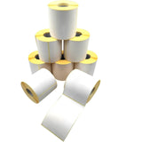 Role etichete autoadezive Flippy 100x150 mm, ambalaj original cu specificații tehnice