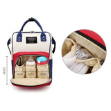 Раница за майки бяло-червена | MommyBag 1