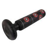 Sac de Box Gonflabil, Vivimall, pentru Copii si Adulti, Umplere cu Aer, Apa sau Nisip, 160 cm, Negru - vivimall.ro