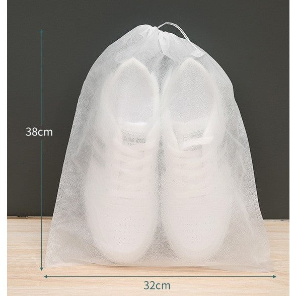 Set 50 de Saci de Depozitare Incaltaminte, Vivimall, de Protectie, pentru Voiaj, Netesut, Rezistenti la Praf, Protectie Solara, Anti-Ingalbenire, 38x32 cm, Marime Medie, Transparent - vivimall.ro