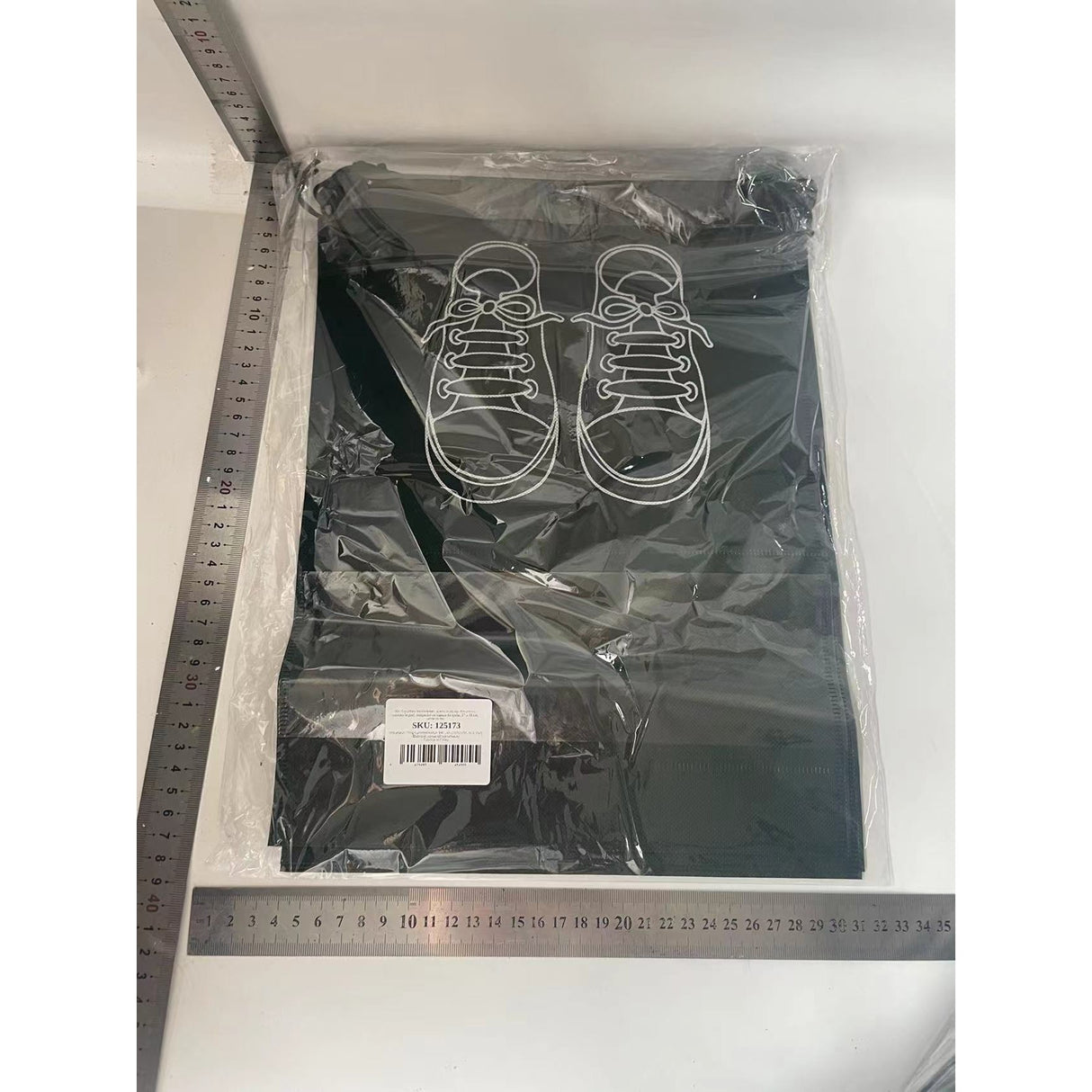 Тъмнозелена чанта за съхранение на обувки | DustOff 1