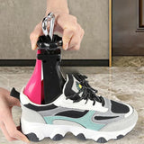 San/Calapod Pro Reglabil, Alungire si Largire 4 Directii, Marime 35-42, Pantofi, Ghete, Adidasi, Arc, Roz/Negru - vivimall.ro