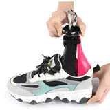 San/Calapod Pro Reglabil, Vivimall, Alungire si Largire 4 Directii, Marime 40-47, Pantofi, Ghete, Adidasi, Arc, 22 x 21.5 x 7 cm, Roz / Negru - vivimall.ro