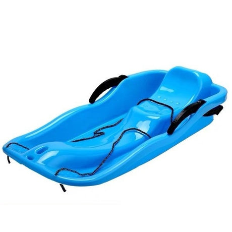 Sanie, Flippy, din Plastic, +3 Ani, 87 x 40 x 17.5 cm, cu Frana si Franghie, pentru Adulti si Copii, Albastru - vivimall.ro