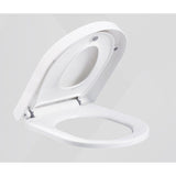 Capac de Toaleta cu Reductie 2 in 1, Vivimall, pentru Copii si Adulti, Coborare Lenta si Silentioasa, Instalare Usoara, din PP5 , in Forma de U, Alb - vivimall.ro