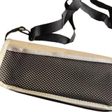Scaun Taburet Pliabil pentru Camping, Vivimall, pentru Adulti, Scaun Portabil, Pescuit, din Panza Oxford si Cadru Metalic, Mic 26 x 24 x 24 cm, Bej - vivimall.ro
