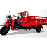 Scuter electric Chuanqi 1600W roșu, vedere laterală completă, autonomie 50-70 km, motor 60V
