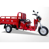 Triciclu Electric de Marfa XPB, Vivimall, Viteza Maxima 25 km/h, 1600W, 60V/35Ah, Fara Permis, Mototricicleta Electrica de Transport, Rosu - vivimall.ro