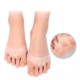 Set 2 Branturi Cu Gel, Pentru Metatarsiene, Pernute Din Silicon Gel, Universale, Separator Corectie Pozitie Degete Picior, Crem - vivimall.ro
