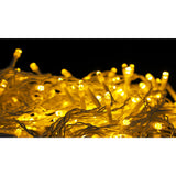 Sectiune de Craciun Vivimall® Tip Turturi, 8 jocuri de lumini Sectiu 5 m, 143 LED-uri, Interconectabila, Fir Alb, Alb Cald - vivimall.ro