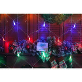 Sectiune Instalatie de Craciun Flippy, Tip Plasa, 160 LED-uri, 2 m x 2 m, 8 jocuri de lumini, Interconectabila, Fir transparent, Multicolor - vivimall.ro