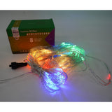 Sectiune Instalatie de Craciun Flippy, Tip Plasa, 160 LED-uri, 2 m x 2 m, 8 jocuri de lumini, Interconectabila, Fir transparent, Multicolor - vivimall.ro