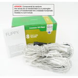 Sectiune Instalatie de Craciun Flippy, Tip Plasa, 160 LED-uri, 2 m x 2 m, 8 jocuri de lumini, Interconectabila, Fir transparent, Albastru - vivimall.ro