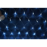Sectiune Instalatie de Craciun Flippy, Tip Plasa, 320 LED-uri, 3 m x 3 m, 8 jocuri de lumini, Interconectabila, Fir transparent, Alb rece - vivimall.ro