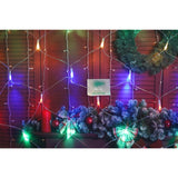 Sectiune Instalatie de Craciun Flippy, Tip Plasa, 80 LED-uri, 2 m x 1 m, 8 jocuri de lumini, Interconectabila, Fir transparent, Multicolor - vivimall.ro