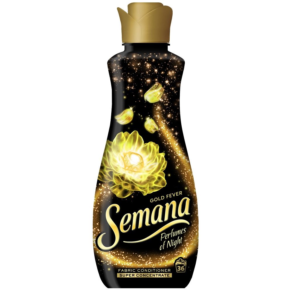 Balsam pentru Rufe, SEMANA, Parfum Night Gold Fever, 800 ml, 36 Spalari - vivimall.ro