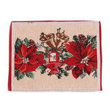 Servet pentru Masa, Vivimall, Model Craciunite, Tematica Craciun, 43 x 34 cm, Rosu - vivimall.ro