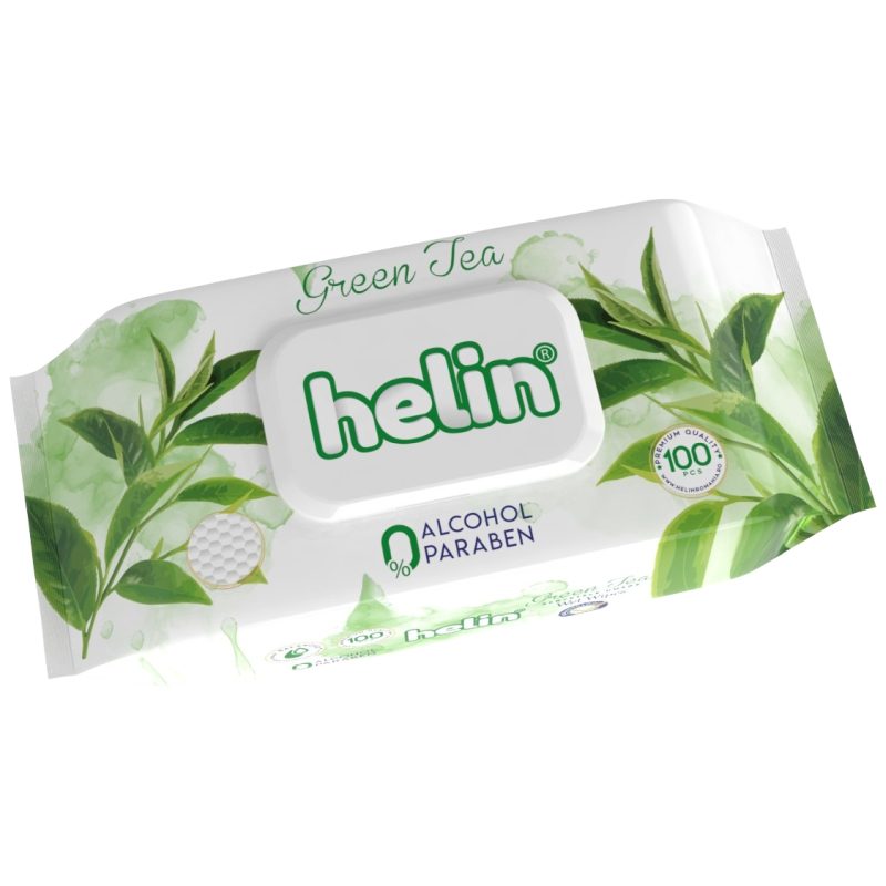 Servetele Umede, Helin, 100 buc Green Tea