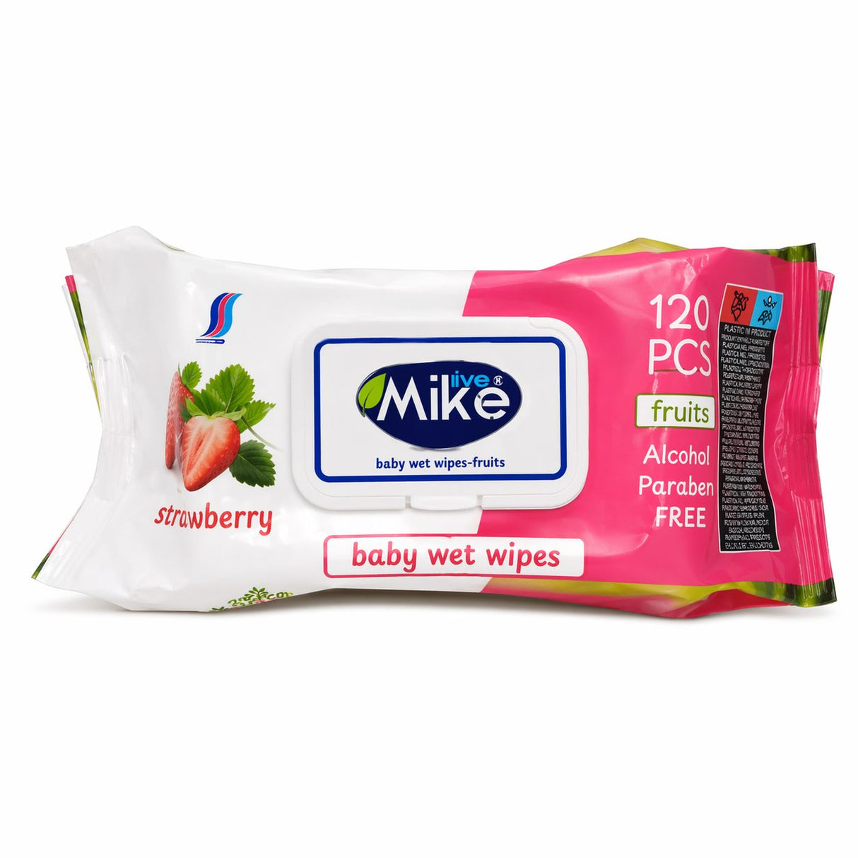 Servetele Umede, Mike Line, Fresh Strawberry, 120 Bucati, pentru Curatare Delicata si Prospetime Zilnica - vivimall.ro