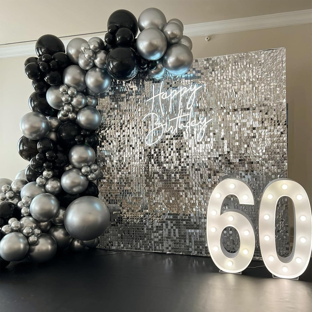 Set 10 Baloane din Latex Chrome, Vivimall, Model Party, 13 cm, Silver, 1 g - vivimall.ro