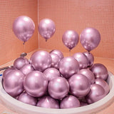 Set 10 Baloane Din Latex Chrome Mov | VivaParty