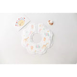 Set 10 Bavete de Unica Folosinta, Vivimall, Model Animalute, pentru Bebelusi, Alb Gri - vivimall.ro