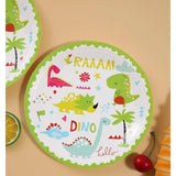 Set 10 Farfurii Petrecere Dino Park 17 Cm | KidzyParty 2 - vivimall.ro