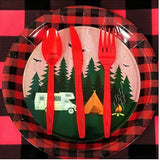 Set 10 Farfurii Unica Folosinta 23 Cm | HollyParty 2 - vivimall.ro